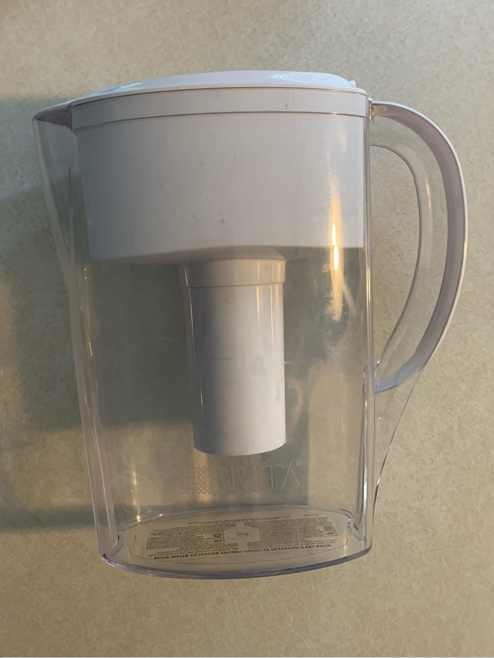 Brita White and Clear Water Filter Pitcher